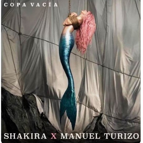 Diario Frontera, Frontera Digital,  SHAKIRA, COPA VACÍA, Farándula, ,Shakira se convierte en sirena 
en “Copa vacía”, su nueva canción