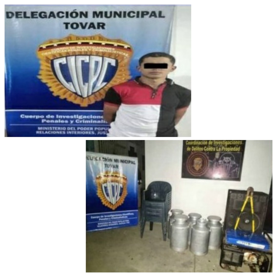 Diario Frontera, Frontera Digital,  CAPTURADO POR HURTO, BAILADORES, IGLESIA EVANGÉLICA, Sucesos, ,Cicpc capturó a hombre por hurto 
en iglesia evangélica de Bailadores