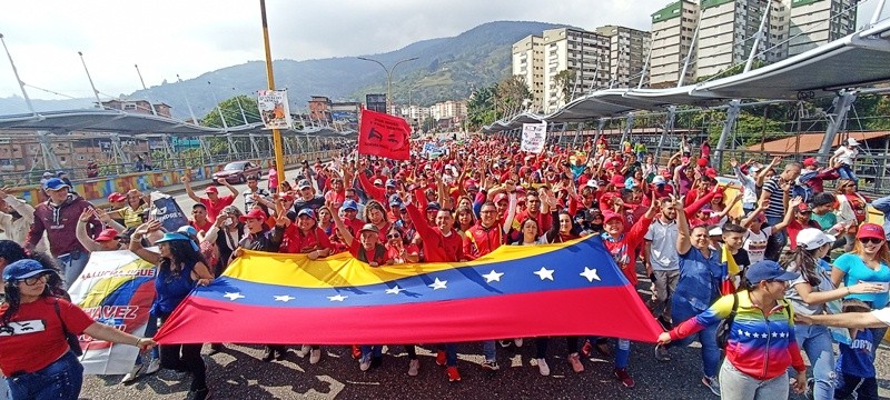 Diario Frontera, Frontera Digital,  PSUV, MUNICIPIO LIBERTADOR, MÉRIDA, JESÚS ARAQUE, Politica, ,Militancia del Psuv Mérida marchó 
para conmemorar 10 años de la siembra del Comandante Chávez