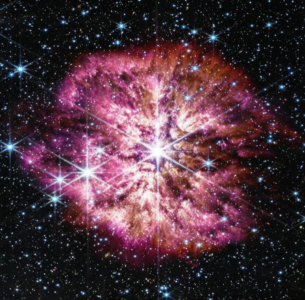 Diario Frontera, Frontera Digital,  NASA, SUPERNOVA, Tecnología, ,Webb capta una fase poco común antes de una supernova