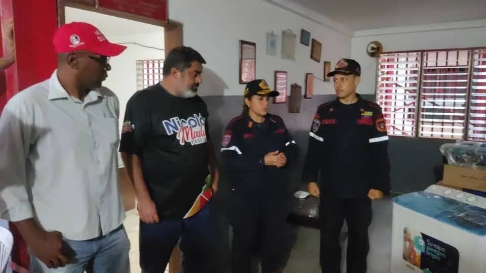 Diario Frontera, Frontera Digital,  ESTACIÓN DE BOMBEROS, NUEVA BOLIVIA, PANAMERICANA, MÉRIDA, El Vigía Panamericana, ,Entregaron dotación en la estación de bomberos de Nueva Bolivia