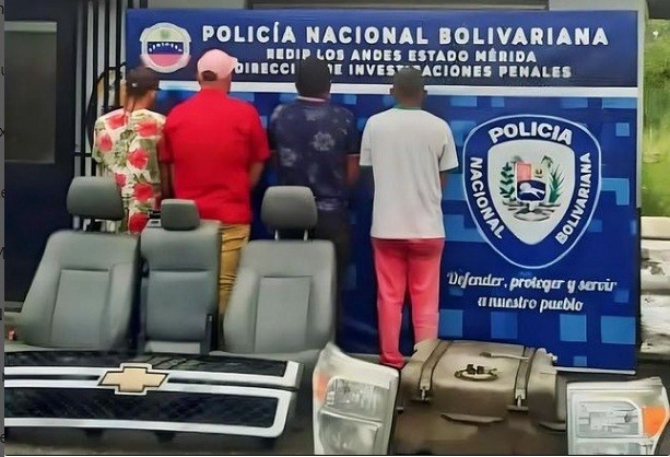 Diario Frontera, Frontera Digital,  PNB, ARAPUEY, Sucesos, ,PNB aprehendió a cuatro personas por desvalijar
 vehículos adscrito a la alcaldía de Arapuey