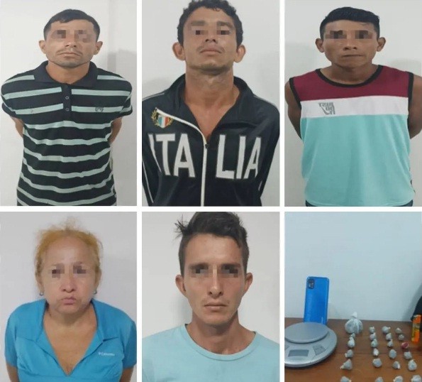 Diario Frontera, Frontera Digital,  DETENIDOS, EL VIGIA, Sucesos, ,Cicpc capturó a cinco personas con 24 envoltorios
de marihuana y con enseres en El Vigía
