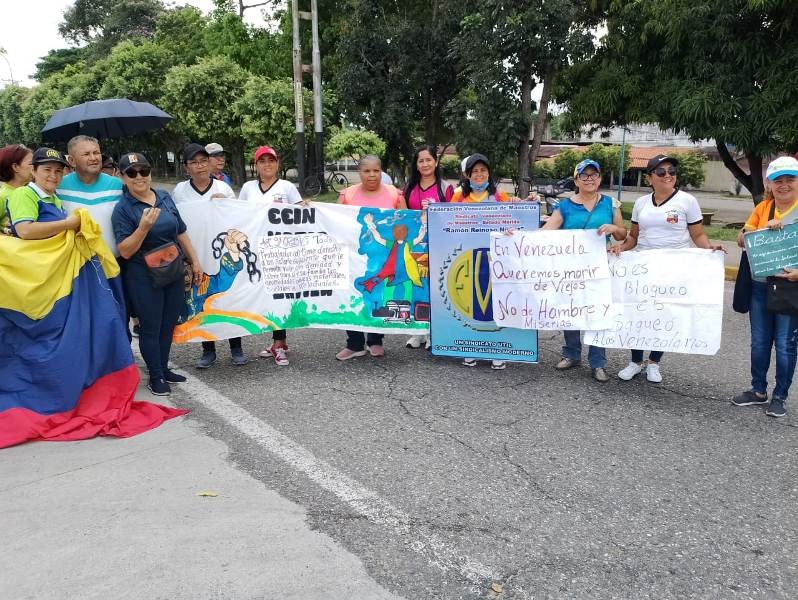 Diario Frontera, Frontera Digital,  PROTESTA EN EL VIGÌA, MAESTROS Y JUBILADOS, El Vigía Panamericana, ,Maestros y jubilados protestaron por ajustes salariales en El Vigía