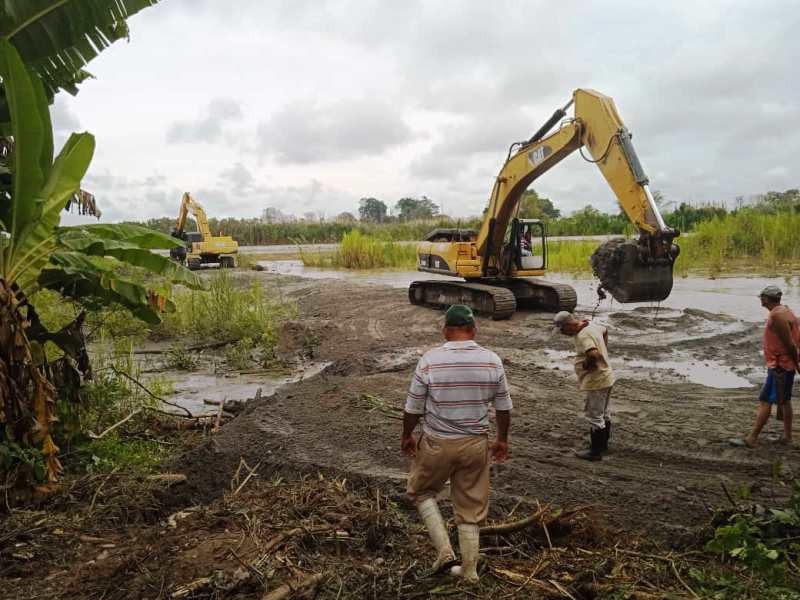 Diario Frontera, Frontera Digital,  MAQUINARIA SECTOR EL DIQUE, EL VIGIA, ALBERTO ADRIANI, El Vigía Panamericana, ,Jehyson Guzmán envió maquinaria al sector El Dique de Alberto Adriani