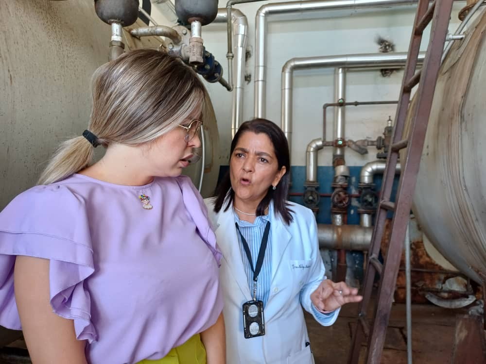 Diario Frontera, Frontera Digital,  caldera de vapor de la ULE, IAHULA, NELLYS MOLINA, GAIRIMAR CANO DE GUZMÁN, SALUD, JEHYSON GUZMÁN, Salud, ,Gobierno regional constató operatividad de la caldera de vapor de la ULE