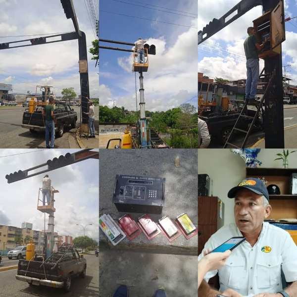 Diario Frontera, Frontera Digital,  ALCALDÍA DE ALBERTO ADRIANI, EL VIGÍA, MÉRIDA, El Vigía Panamericana, ,Ponen en funcionamiento semáforos quemados por apagones eléctricos en El Vigía