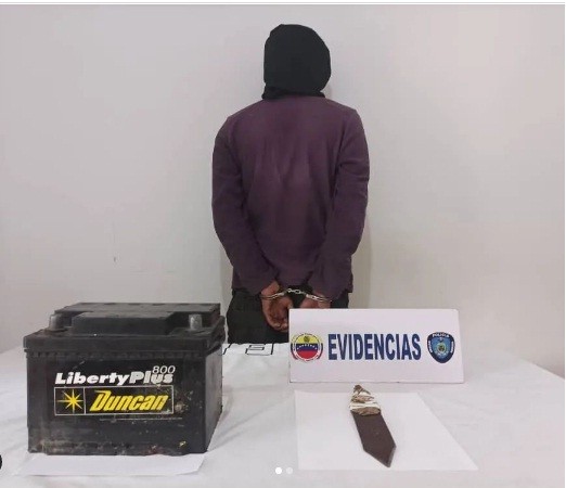 Diario Frontera, Frontera Digital,  PNB, CAPTURADO POR HURTO, MÉRIDA, Sucesos, ,Policía capturó a joven apodado “El Soldado”
con una batería tras haberla hurtado en Mérida