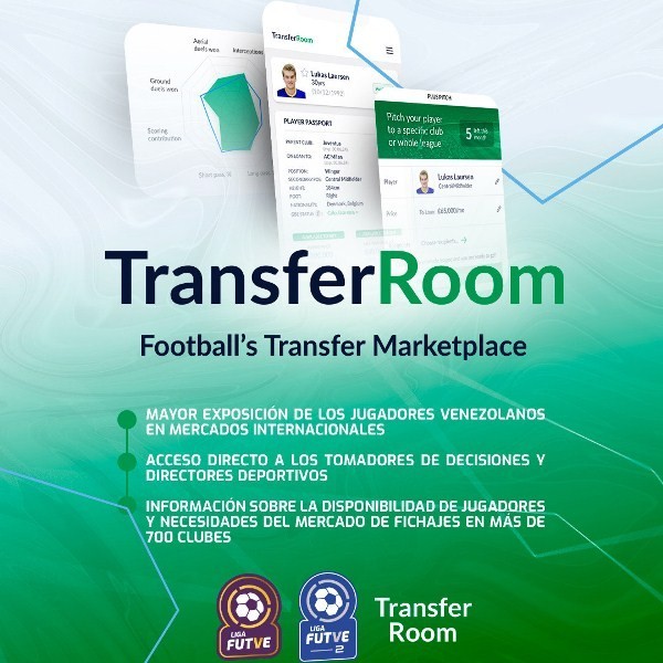 Diario Frontera, Frontera Digital,  Liga FUTVE, TransferRoom, Deportes, ,Liga FUTVE firma acuerdo con TransferRoom para que los clubes venezolanos
tengan acceso al mercado de fichajes digital