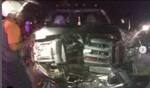 Diario Frontera, Frontera Digital,  Sucesos, ,Una colisión entre una camioneta y un camión dejó herido en Obispo Ramos de Lora