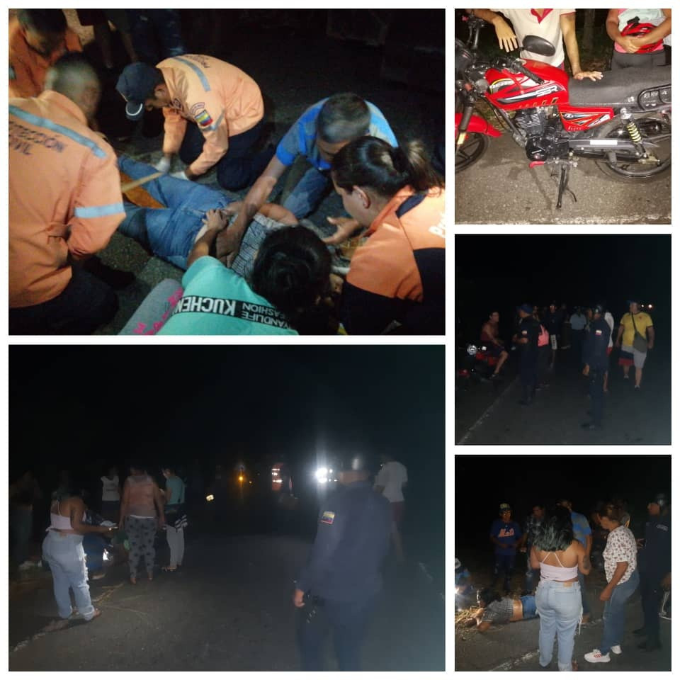 Diario Frontera, Frontera Digital,  Sucesos, ,Ciudadana lesionada tras ser arrollada por una moto en Mucujepe de El Vigía