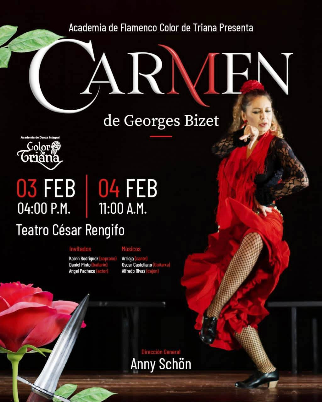 Diario Frontera, Frontera Digital,  Entretenimiento, ,La Academia Color de Triana llevará a escena la obra “Carmen” de Georges Bizet
