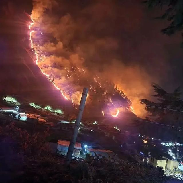 Diario Frontera, Frontera Digital,  Regionales, ,Voraz incendio forestal sacude a la población de Timotes