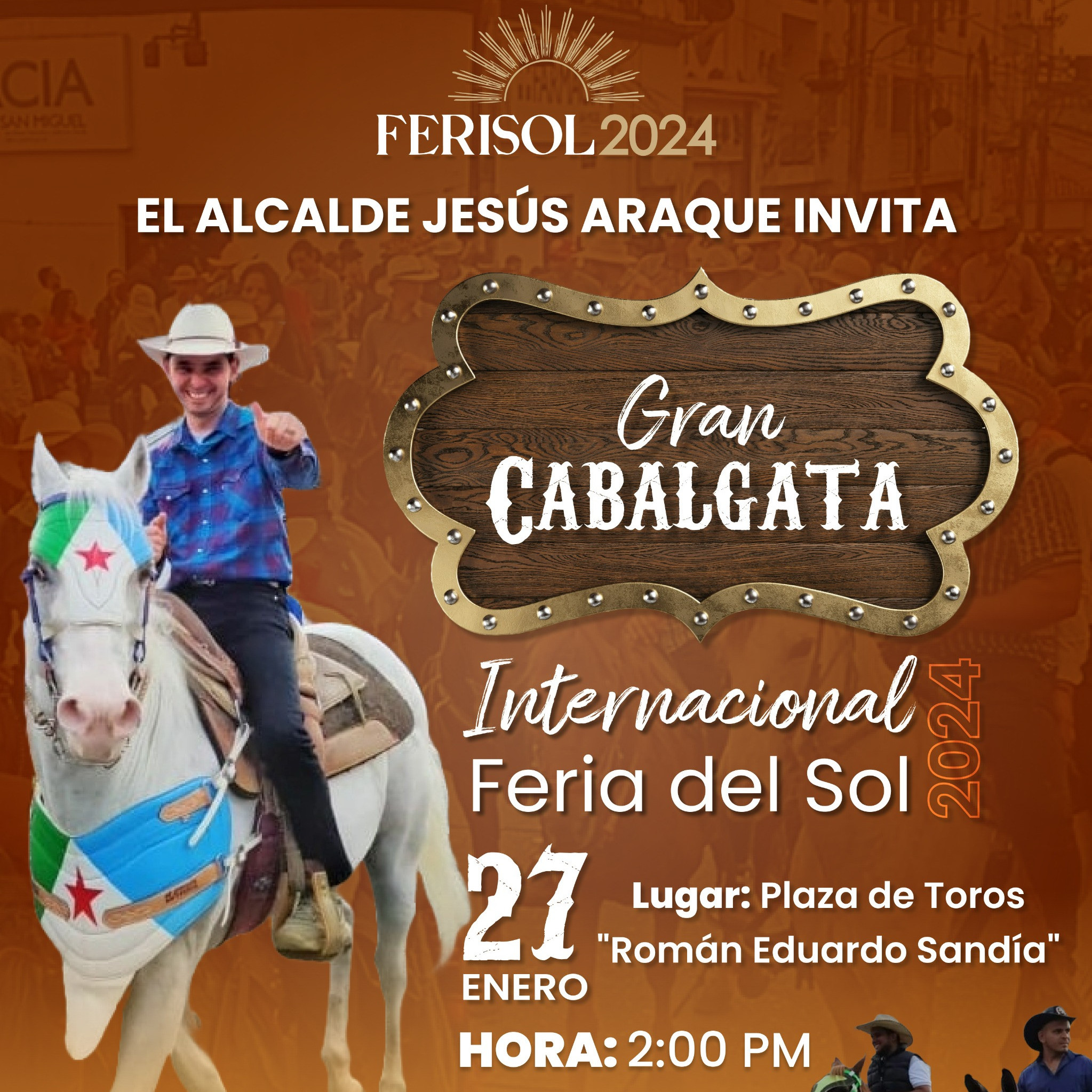 Diario Frontera, Frontera Digital,  Regionales, ,Alcalde Jesús Araque realizará Gran Cabalgata Internacional Feria del Sol