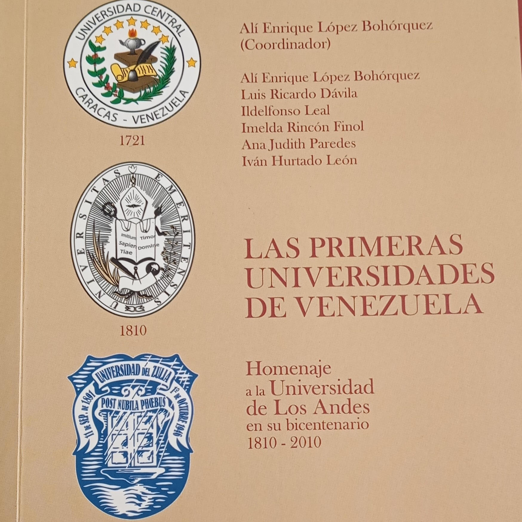 Diario Frontera, Frontera Digital,  Opinión, ,La Universidad de Los Andes y la cátedra para su historia por Alí Enrique López Bohórquez (*)