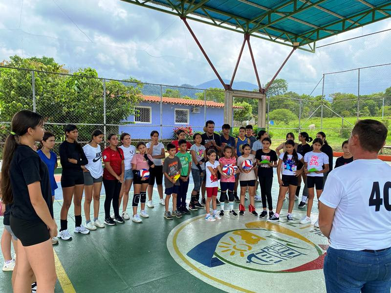 Diario Frontera, Frontera Digital,  Deportes, ,Parroquia Caño el Tigre en  Zea ya cuenta con su escuela de Voleibol