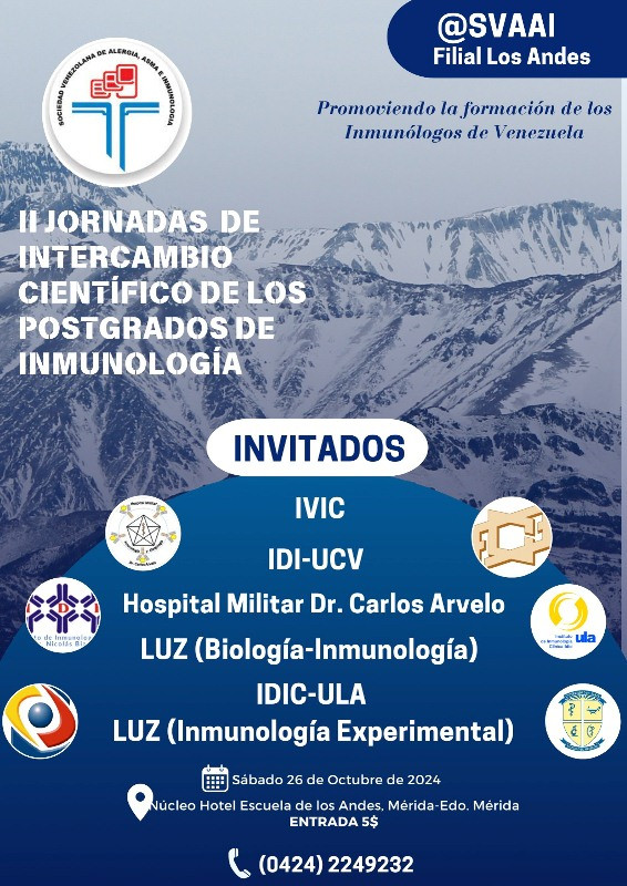 Diario Frontera, Frontera Digital,  Salud, ,II Jornadas de Intercambio Científico de los Postgrados de Inmunología del País