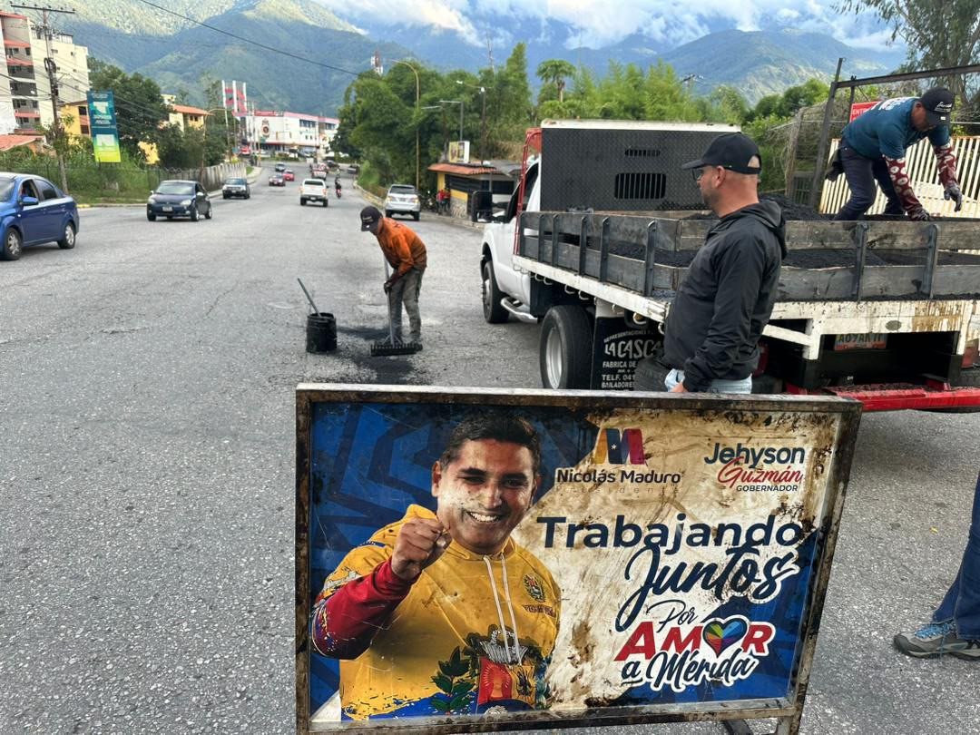 Diario Frontera, Frontera Digital,  Regionales, ,Gobernador Jehyson Guzmán desarrolla plan de bacheo en Libertador