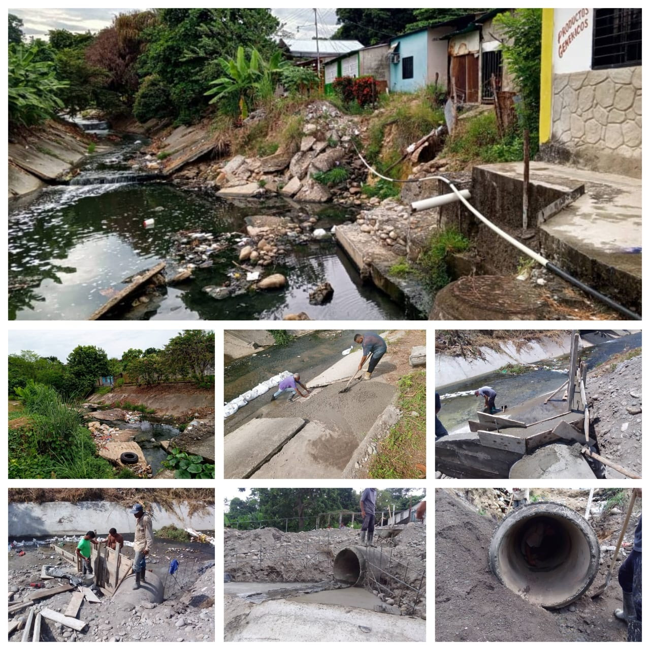 Diario Frontera, Frontera Digital,  El Vigía Panamericana, ,La Comuna Productiva Presidente Obrero inició proyecto de mejoramiento en el Caño Bubuquí de El Vigía