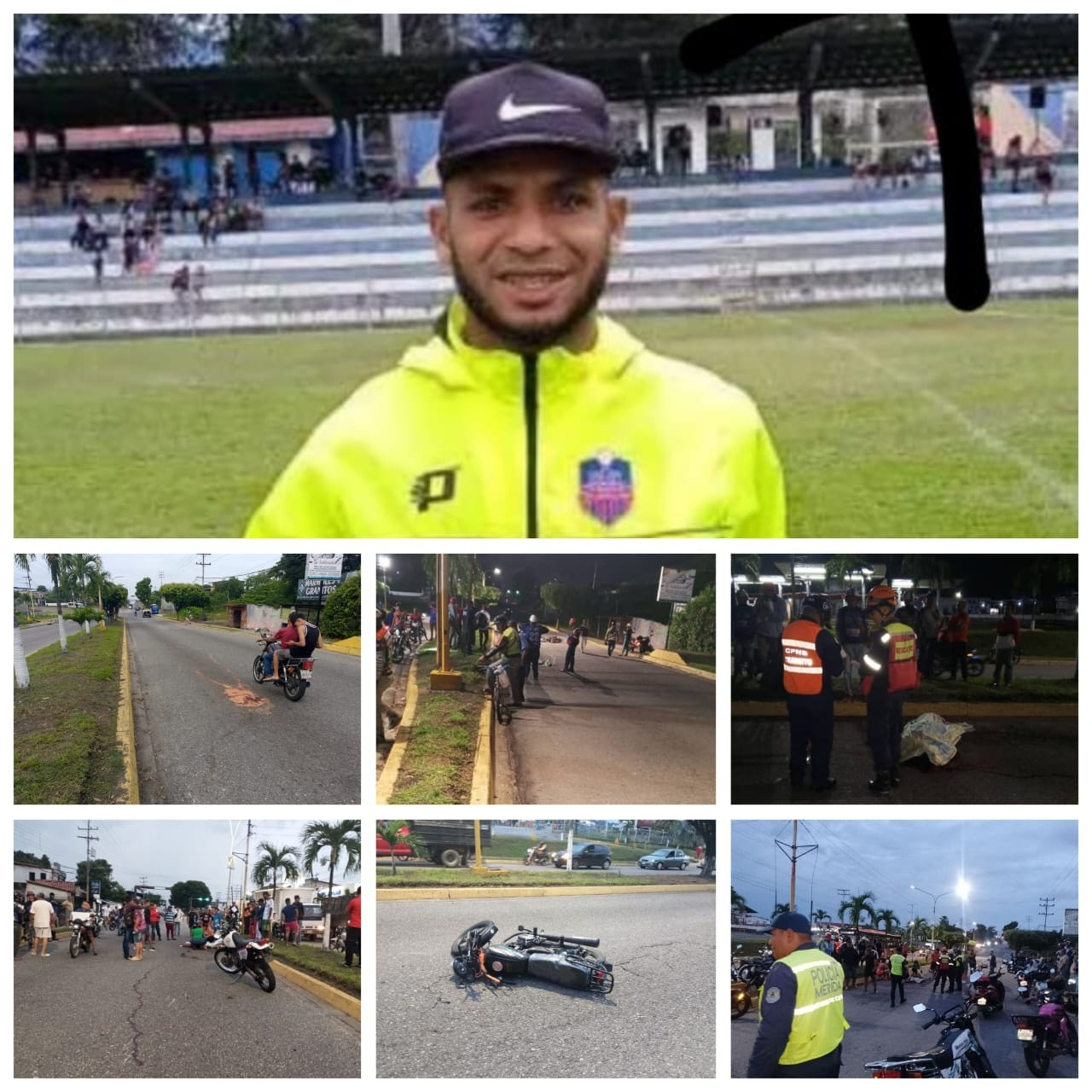 Diario Frontera, Frontera Digital,  Sucesos, ,Jugador de Real Vigía falleció al impactar la moto contra un objeto fijo en El Vigía
