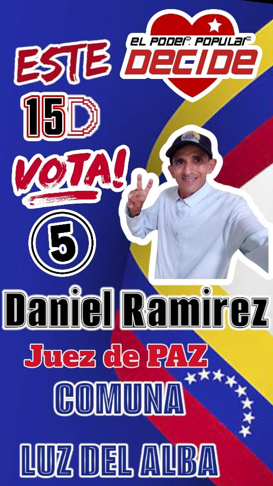 Diario Frontera, Frontera Digital,  El Vigía Panamericana, ,Daniel Ramírez candidato a Jueces de Paz invita a la elección en El Vigía