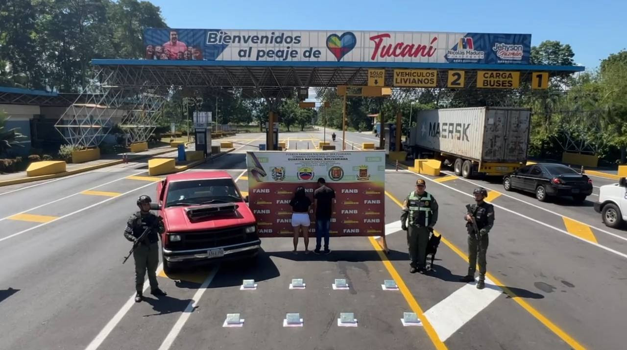 Diario Frontera, Frontera Digital,  Sucesos, ,GNB capturó en Tucaní pareja con casi 9 kilos de cocaína