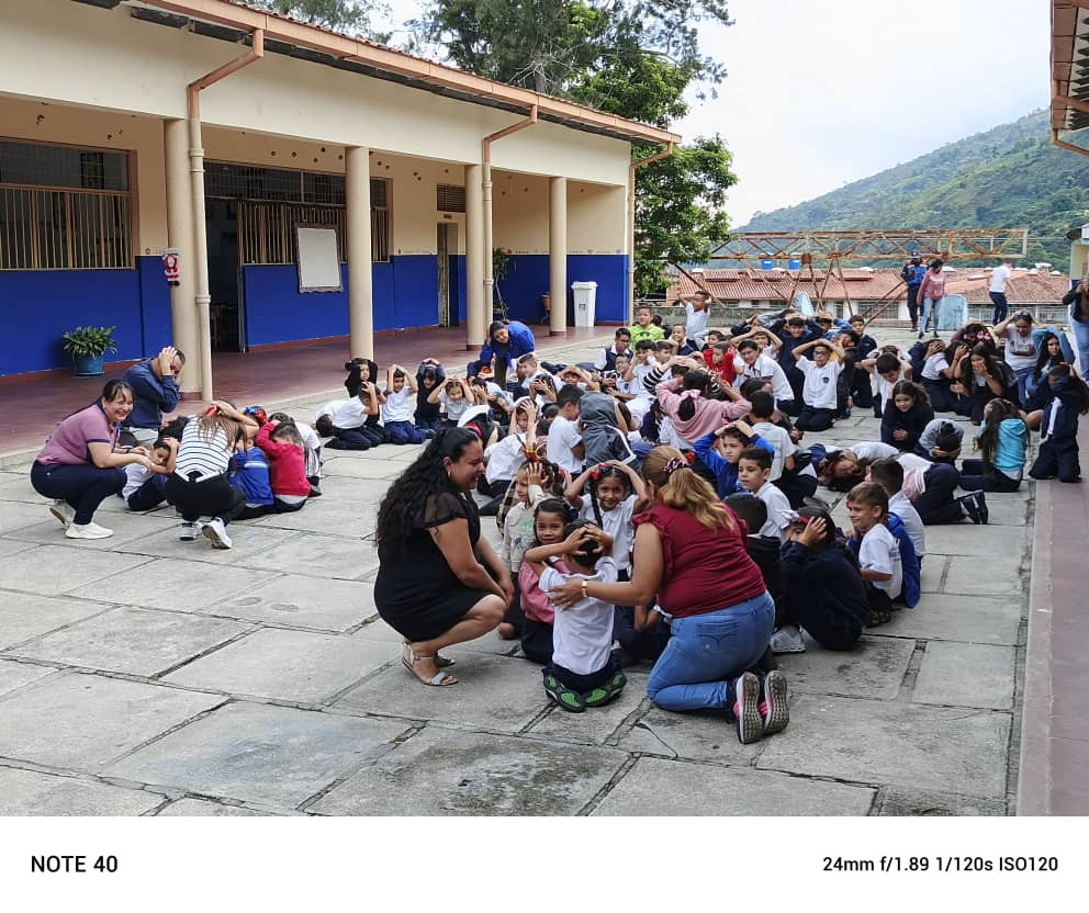 Diario Frontera, Frontera Digital,  Mocoties, ,Simulacro dirigido por el programa el Bombero va a la Escuela en el municipio Tovar