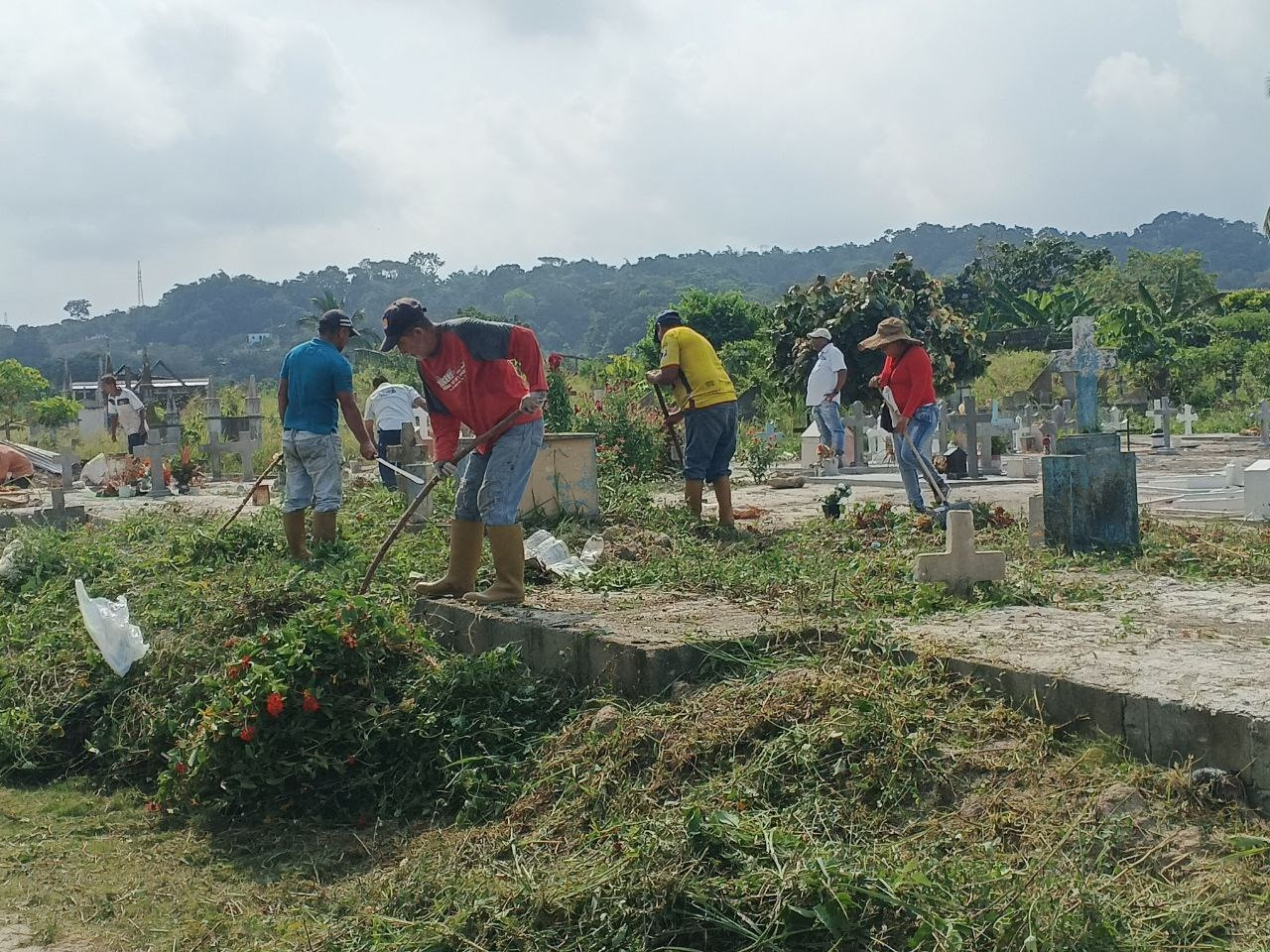 Diario Frontera, Frontera Digital,  El Vigía Panamericana, ,Alcaldía de Alberto Adriani realizó trabajos de limpieza al cementerio municipal de Santa Isabel de Onía