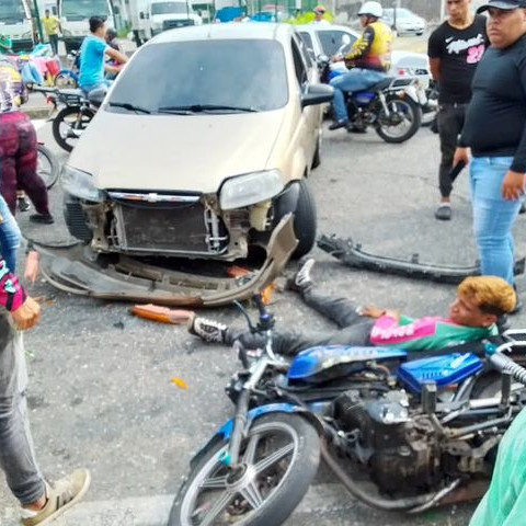 Diario Frontera, Frontera Digital,  Sucesos, ,Nuevo accidente vial dejó un mototaxista herido en la Av.15