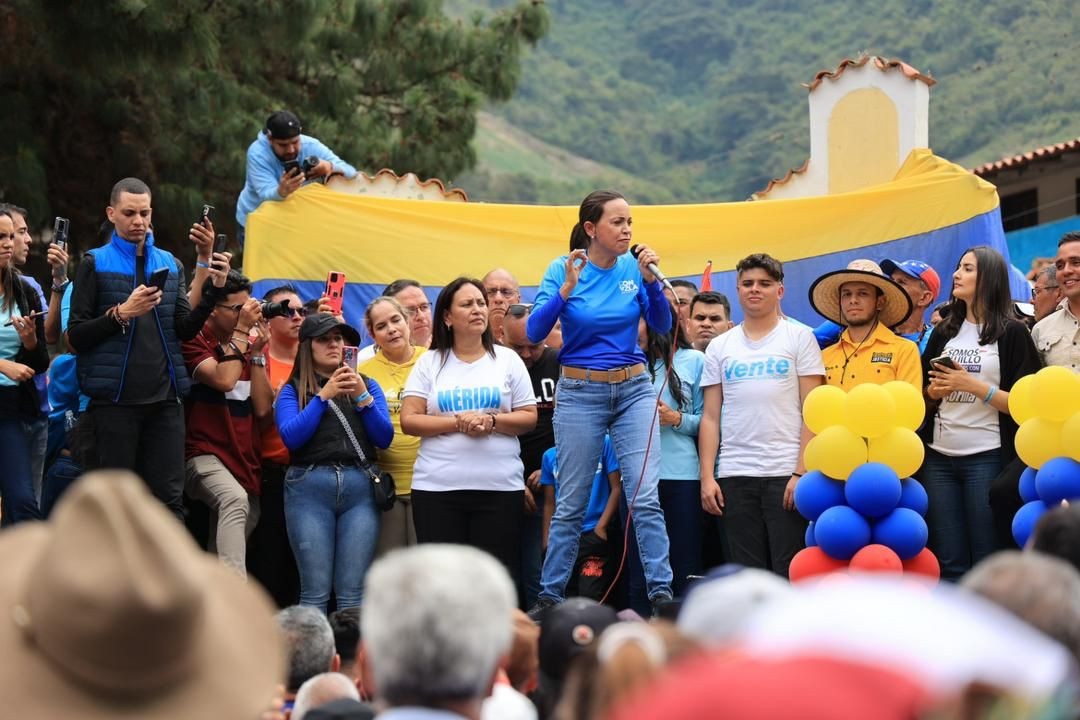 Diario Frontera, Frontera Digital,  Politica, ,María Corina Machado desde Mérida: «Ellos podrán tener una farsa de cronograma, pero los electores los tenemos nosotros»