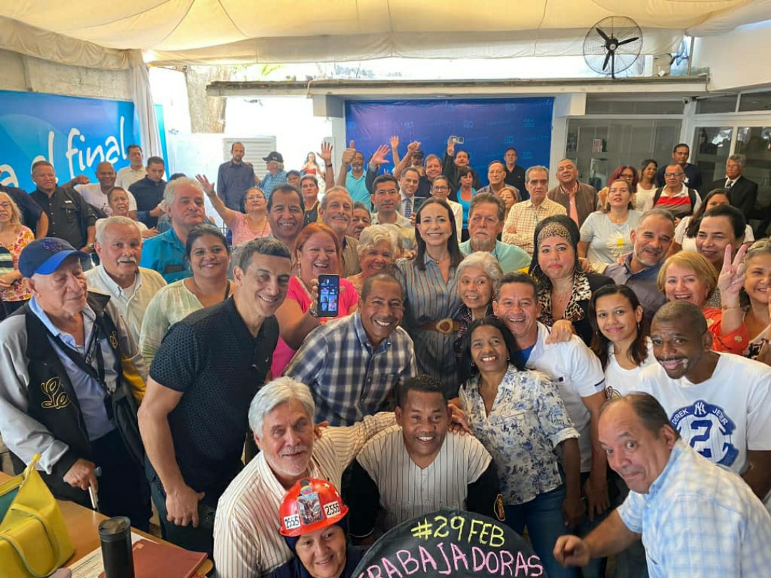 Diario Frontera, Frontera Digital,  Politica, ,Sindicalistas comprometidos inquebrantablemente con María Corina Machado