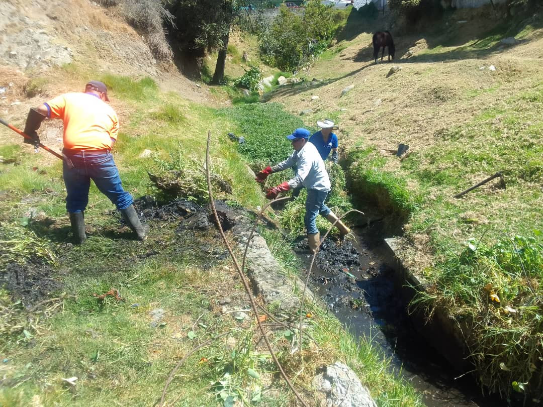 Diario Frontera, Frontera Digital,  Páramo, ,Dirección de Servicios Públicos de Rangel realizó mantenimiento en quebrada El Pantano de Mucuchíes