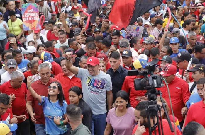 Diario Frontera, Frontera Digital,  Politica, ,Jorge Rodríguez pide «guerra sin cuartel contra el fascismo» en días que restan antes de elecciones