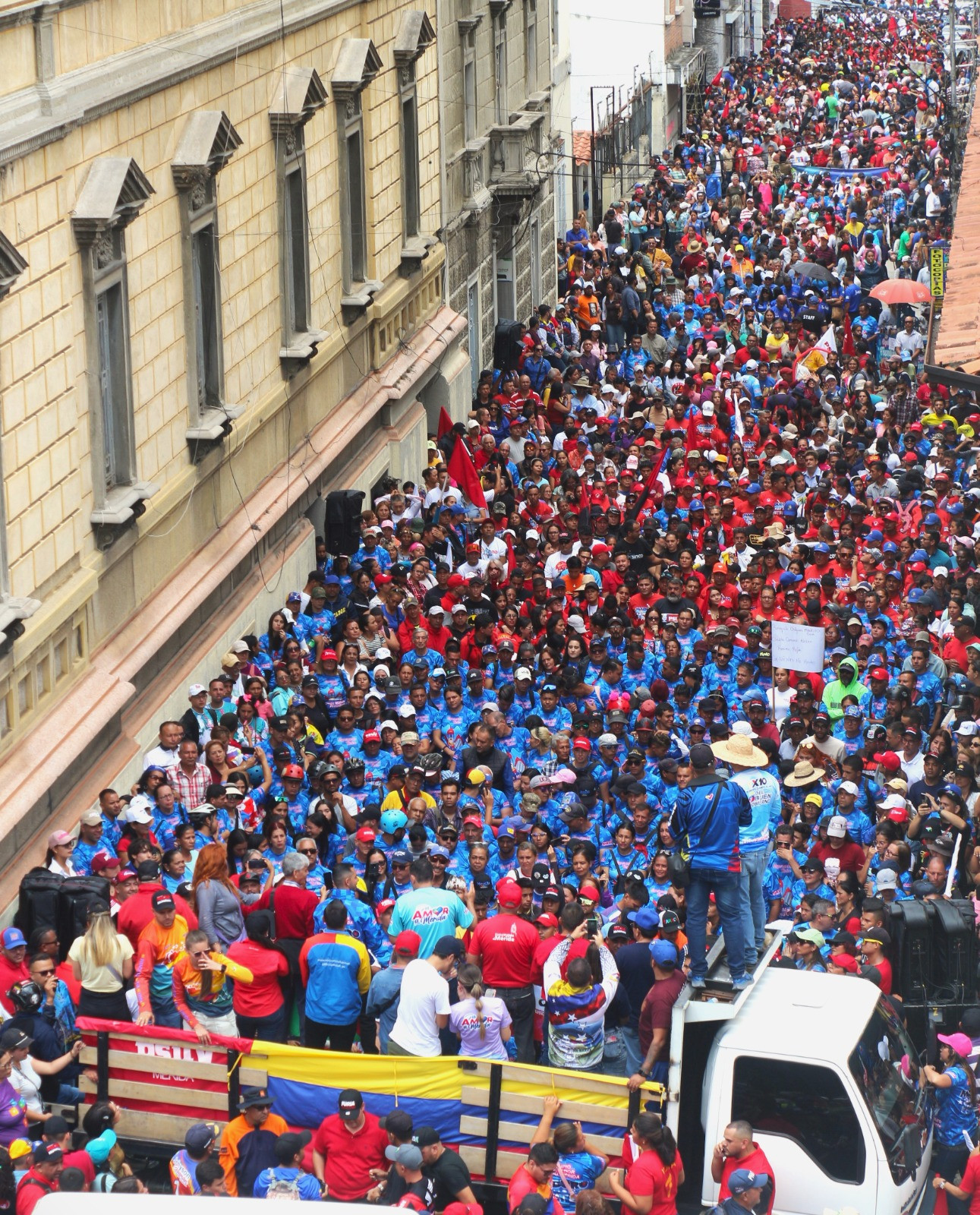 Diario Frontera, Frontera Digital,  Politica, ,Fuerzas revolucionarias de Mérida marcharon en apoyo al presidente Nicolás Maduro