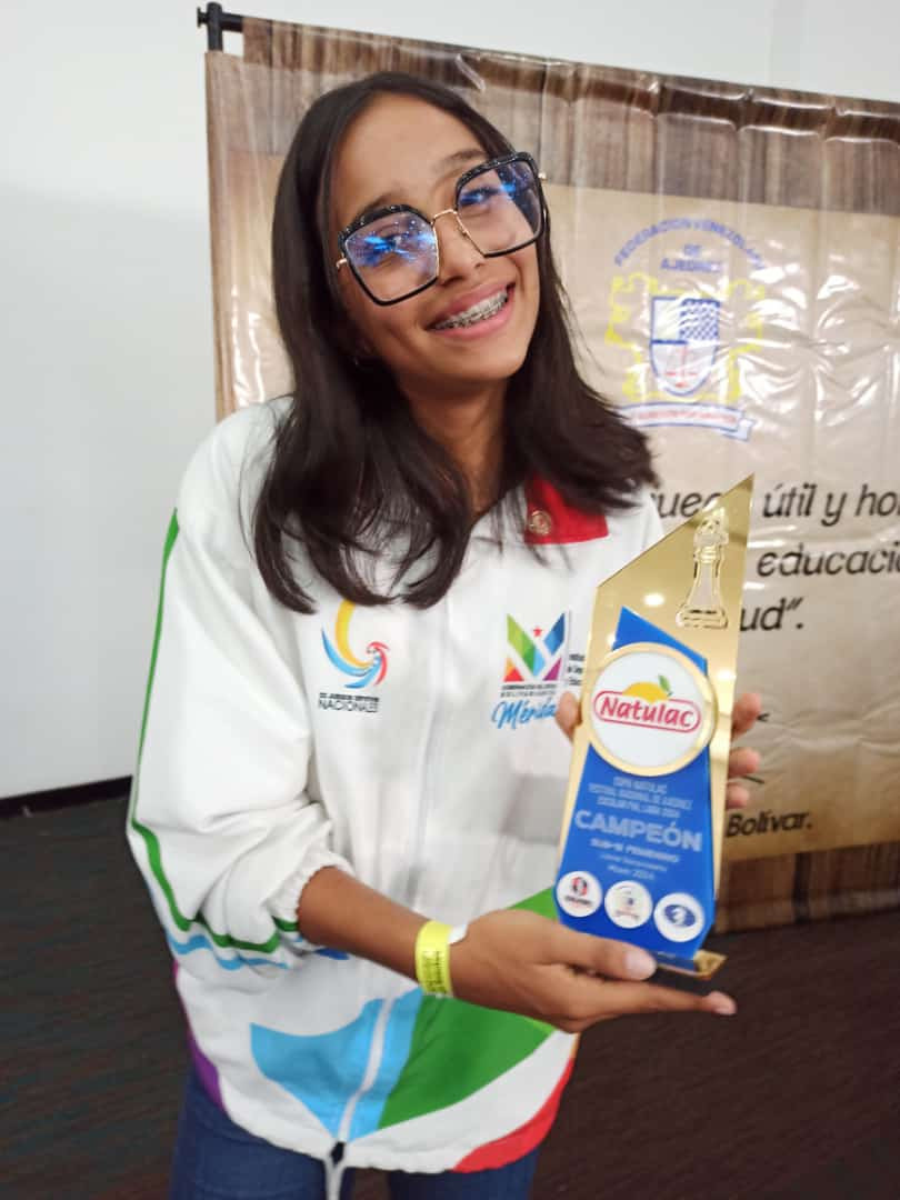 Diario Frontera, Frontera Digital,  Deportes, ,Vigíense Neyslin Acosta resultó campeona del Festival Nacional de Ajedrez Escolar en Lara