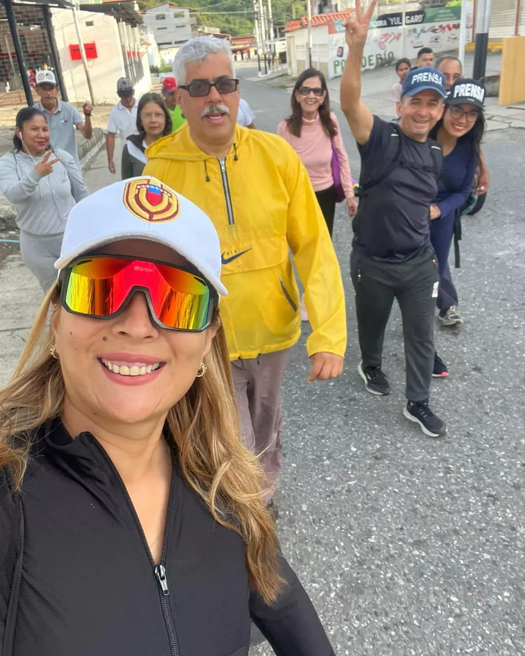 Diario Frontera, Frontera Digital,  Mocoties, ,Periodistas tovareños también caminaron este domingo 23