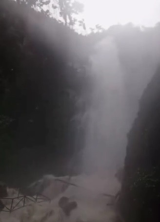 Diario Frontera, Frontera Digital,  Mocoties, ,Lluvias en Bailadores generan crecida de la Cascada India Carú
