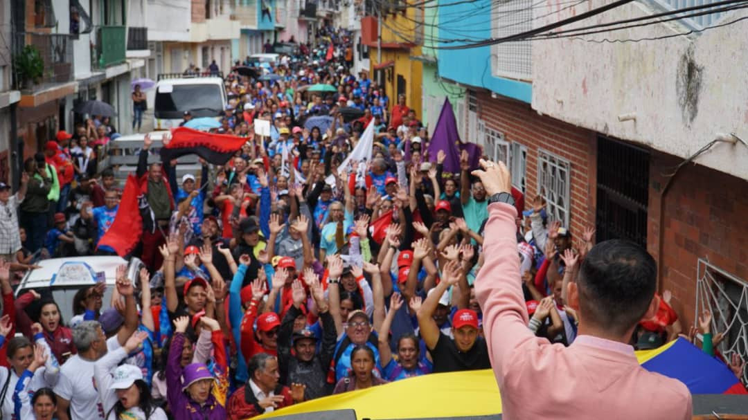 Diario Frontera, Frontera Digital,  Politica, ,Militancia Roja de parroquia Milla se movilizó por el triunfo del presidente Nicolás Maduro