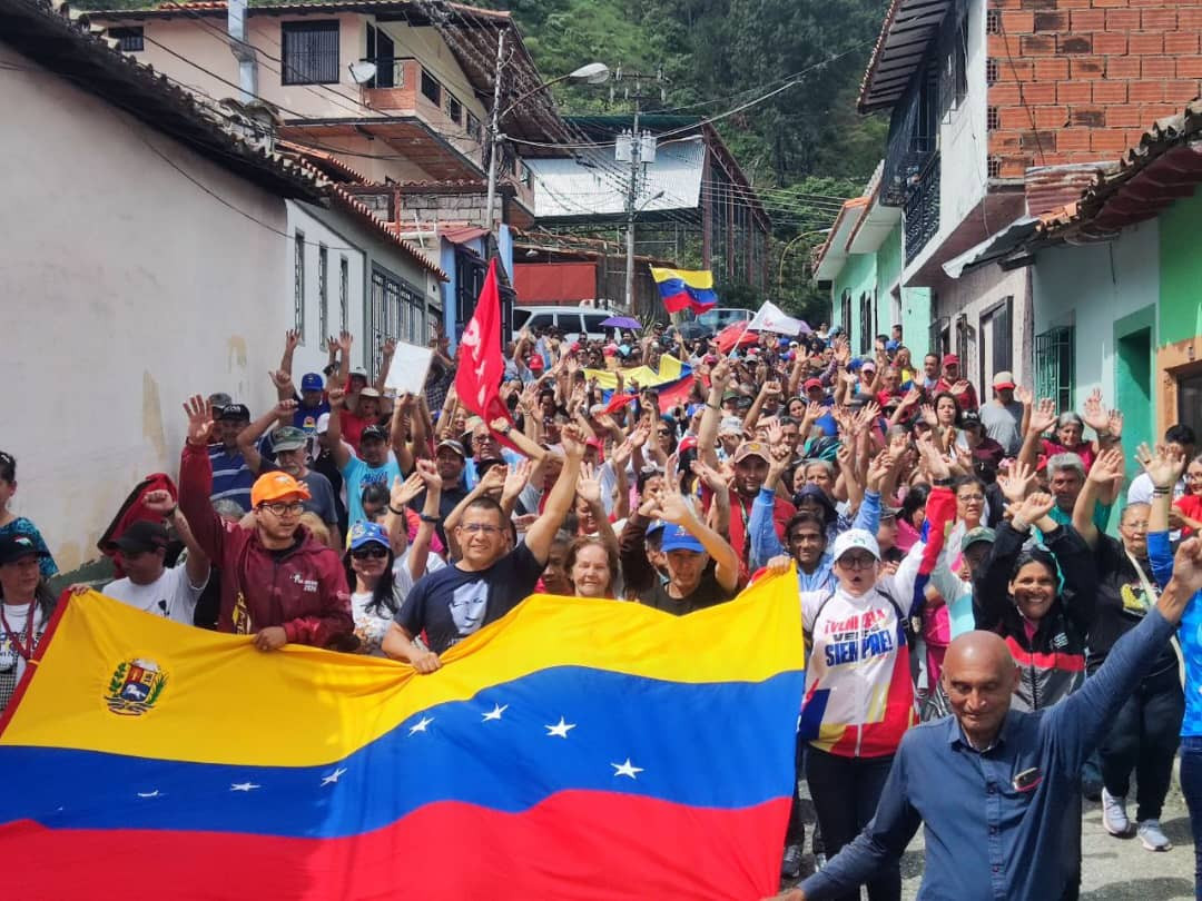 Diario Frontera, Frontera Digital,  Politica, ,Municipio Santos Marquina marchó en apoyo a Nicolás Maduro