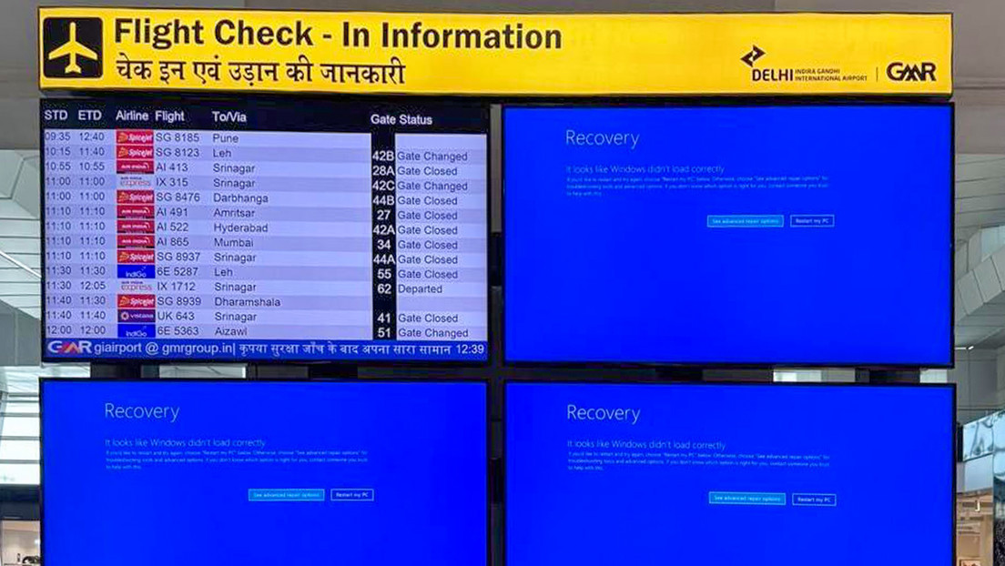 Diario Frontera, Frontera Digital,  Internacionales, Tecnología, ,Caos informático mundial por la caída de los servicios de Microsoft 
que incluso ha provocado la cancelación de vuelos