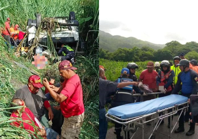Diario Frontera, Frontera Digital,  Sucesos, ,Camión del Seniat volcó en la Autopista Regional del Centro: 3 muertos y 20 heridos