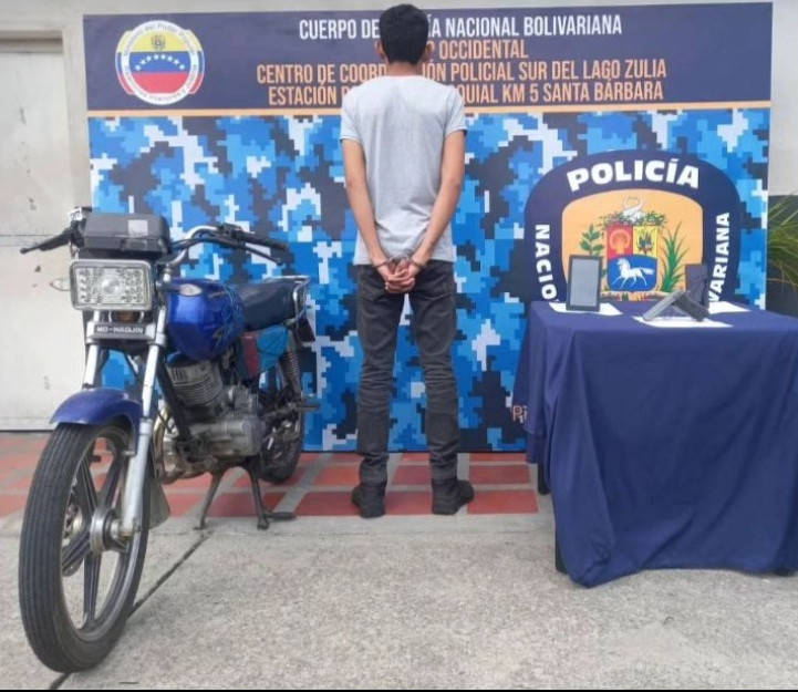 Diario Frontera, Frontera Digital,  Sucesos, ,PNB Sur del Lago detuvo a un joven tras incautarle un facsímil en Santa Bárbara