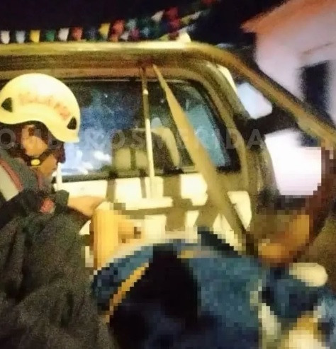 Diario Frontera, Frontera Digital,  Sucesos, ,Cuatro lesionados dejó colisión entre dos motos en Pueblo Nuevo