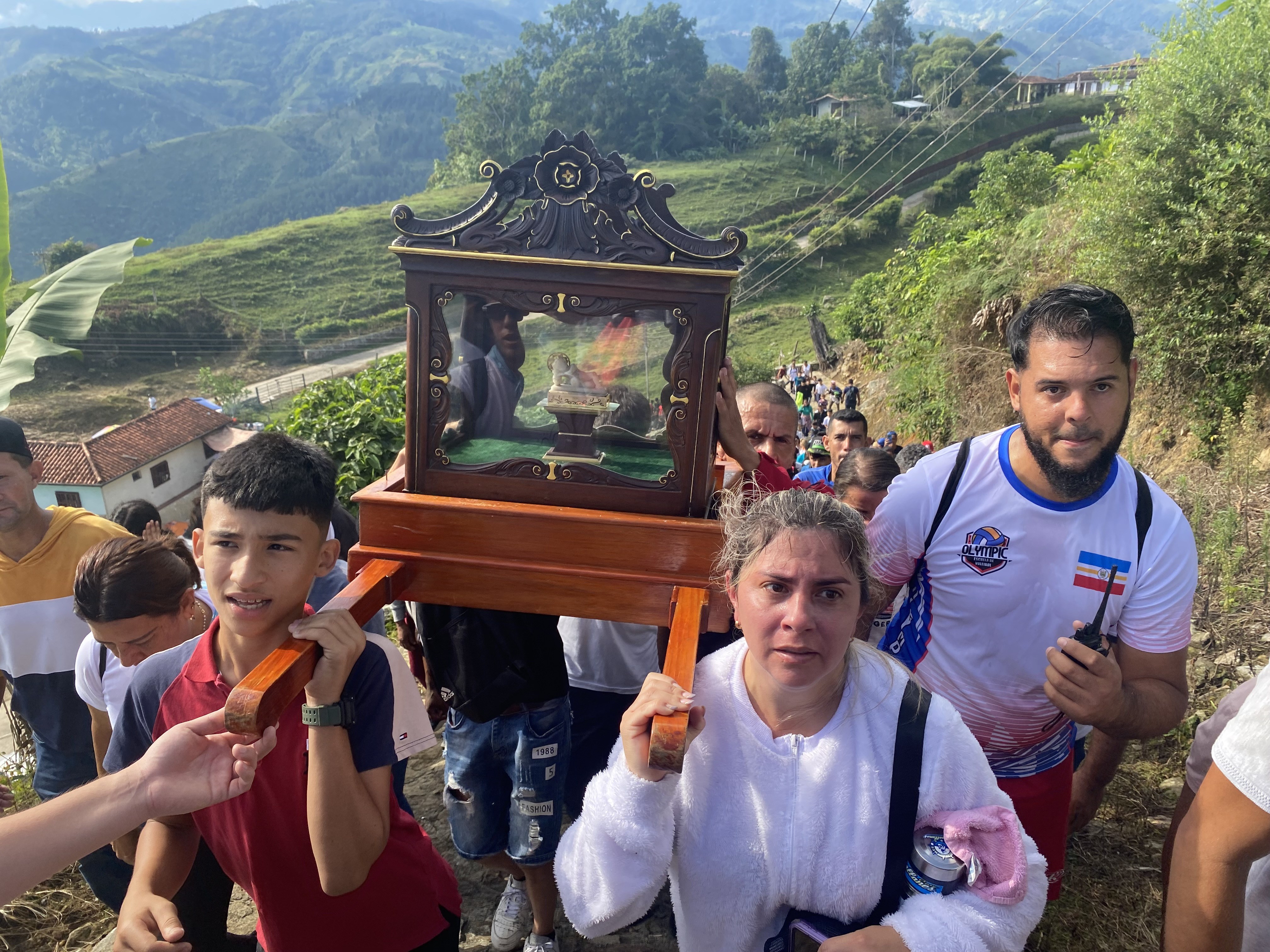 Diario Frontera, Frontera Digital,  Mocoties, ,Devotos del Santo Niño de La Cuchilla en Zea caminaron para cumplir con sus promesas