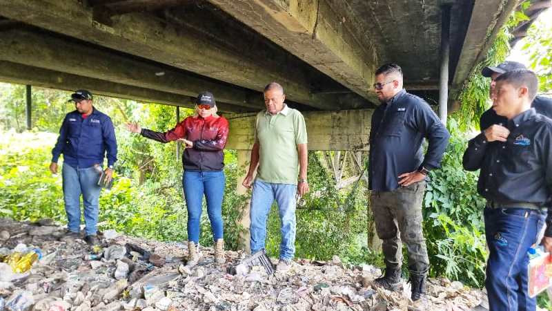 Diario Frontera, Frontera Digital,  El Vigía Panamericana, ,Inmivi inició reparación del muro
en el puente La Blanca de El Vigía