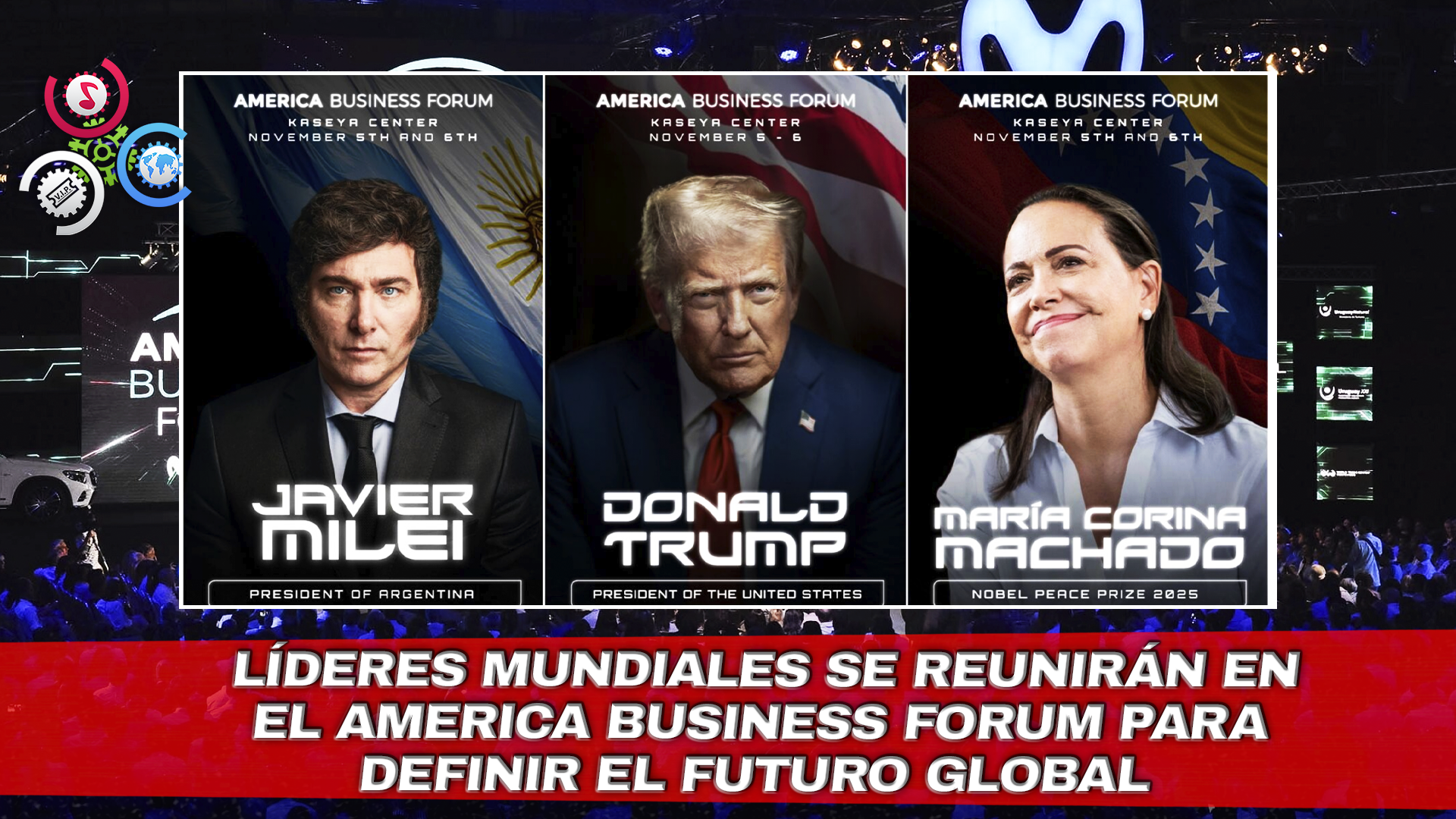 Diario Frontera, Frontera Digital,  Internacionales, ,Para los organizadores, el evento representa una oportunidad para influir en la agenda pública y económica de Miami y de la región,El America Business Forum llega a Miami con Donald Trump, 
María Corina Machado y Lionel Messi entre sus invitados