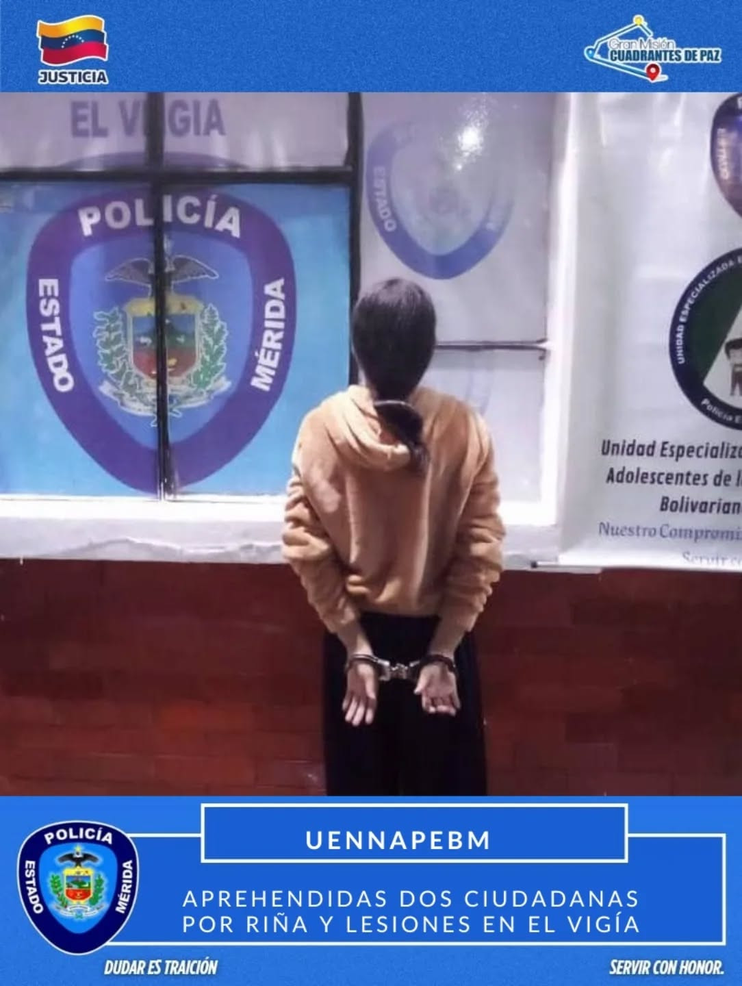 Diario Frontera, Frontera Digital,  Sucesos, ,Policía capturó a dos ciudadanas por riña en El Vigía