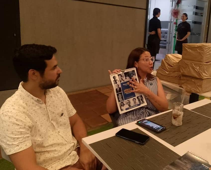 Diario Frontera, Frontera Digital,  El Vigía Panamericana, ,Rotary ofrece el calendario “Héroes anónimos” a la población de El Vigía y zonas adyacentes