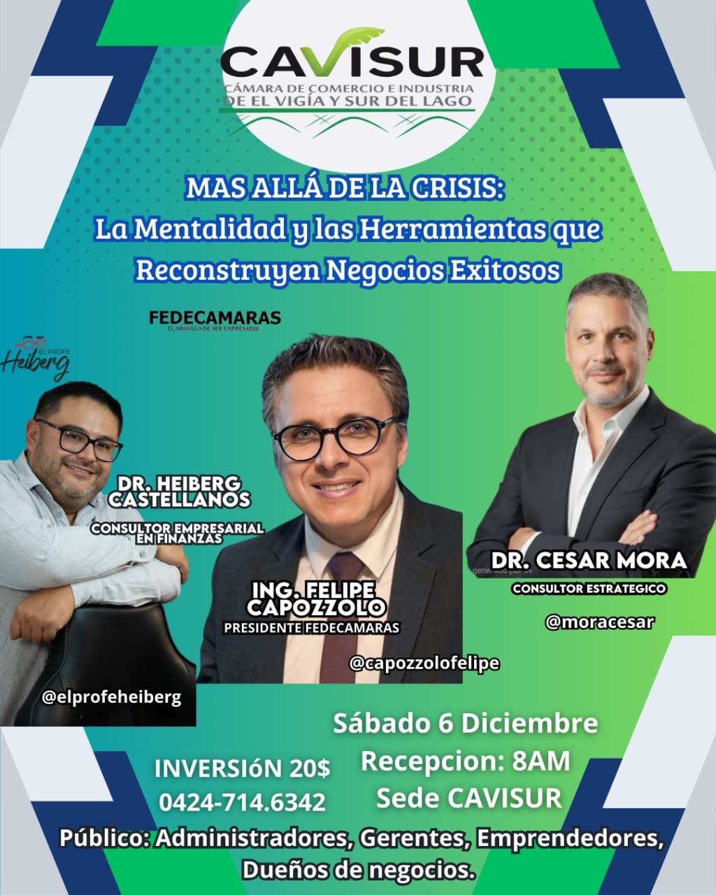Diario Frontera, Frontera Digital,  El Vigía Panamericana, ,La Cámara de Comercio e Industriales de El Vigía y Zona Sur del Lago, tiene previsto efectuar dos actividades, en su instalaciones ubicada en el sector Campo Alegr,Fedecámaras juramentará nueva directiva
de Cavisur en El Vigía