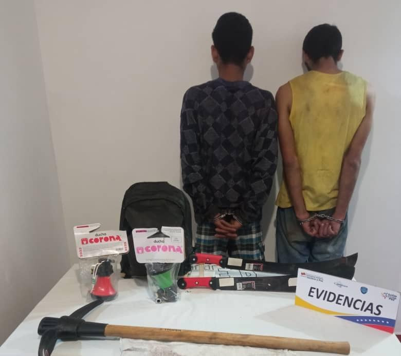 Diario Frontera, Frontera Digital,  Sucesos, ,Aprehendidos a dos ciudadanos por hurto en Ferretería Hermanos Vielma